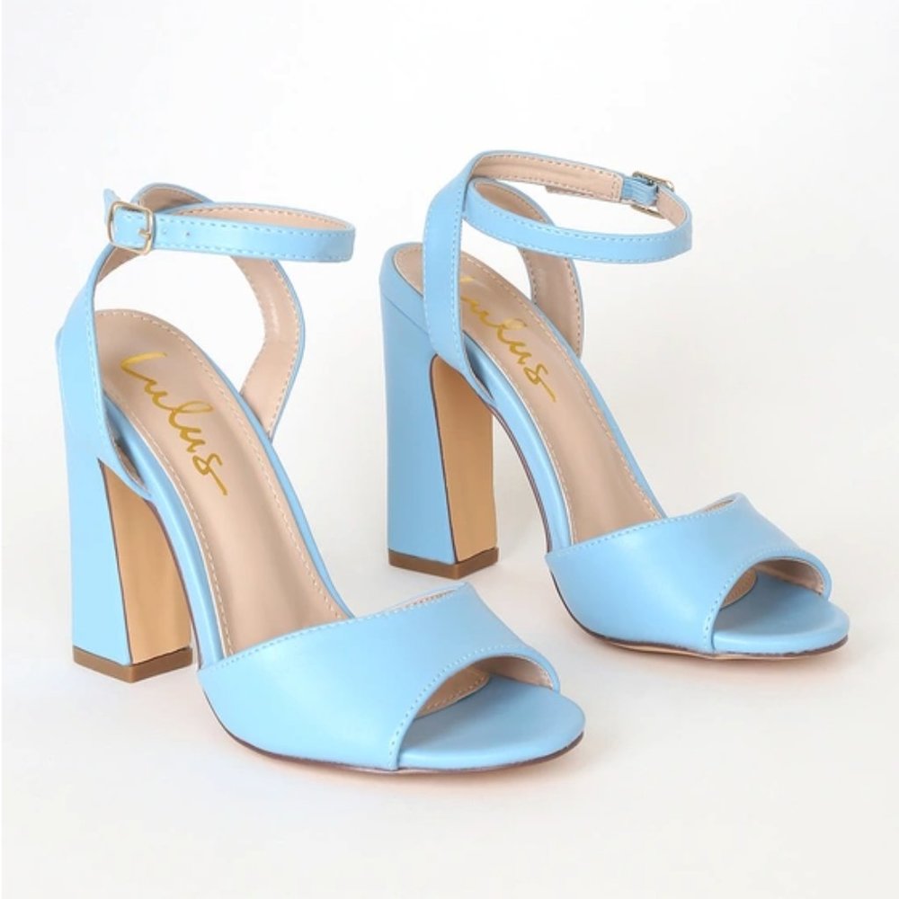 Laren Light Blue High Heel Sandals | NEVER WORN! BRAND NEW!